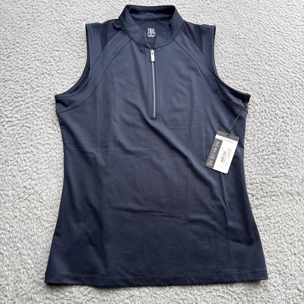 TAIL Golf Polo Shirt Womens Small Sleeveless Top Tennis Pickleball Notch Collar